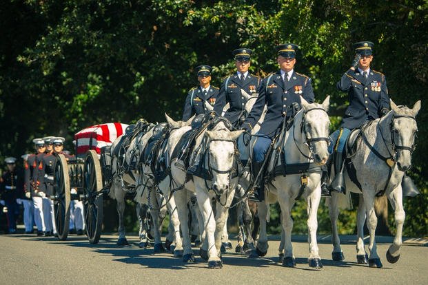 Sgt. Nicole Gee full honors funeral at Arlington National Cemetery