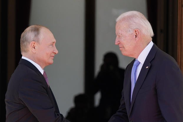 President Joe Biden and Russian President Vladimir Putin