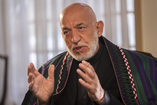 Former President of Afghanistan Hamid Karzai