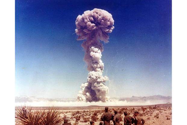 Buster-Jangle Series nuclear tests in the fall of 1951.