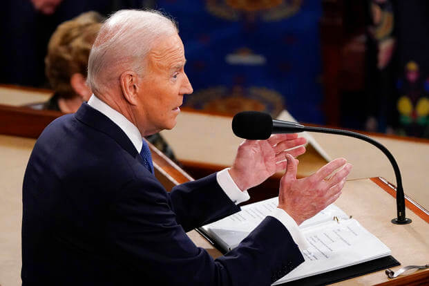 President Joe Biden Delivers State of the Union to Congress March 1, 2022.