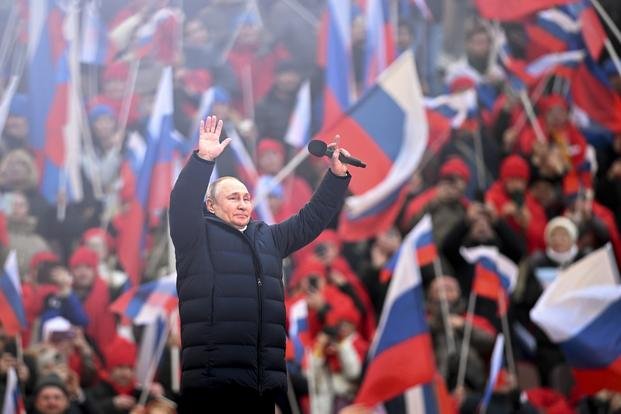 Putin Russia Crimea Reunification Anniversary