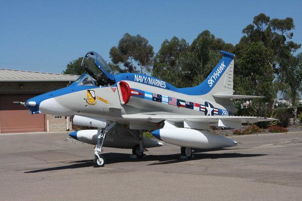 A-4M Skyhawk at The Flying Leatherneck Aviation Museum.