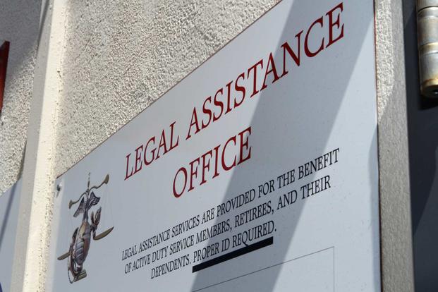 Legal assistance office at Marine Corps Air Station Miramar.