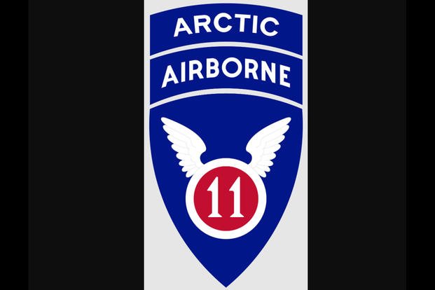 U.S. Army Alaska 11th Airborne Division new Arctic tab