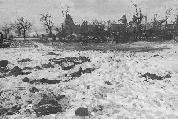 Malmedy massacre World War II.