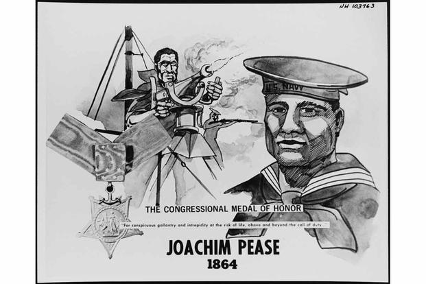 U.S. Navy poster of Joachim Pease.