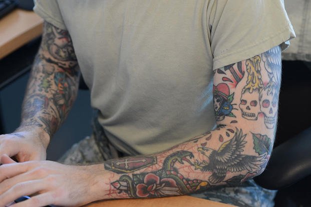 Army soldier tattoos