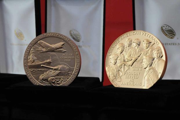 Chinese-American World War II veterans awarded Congressional Gold Medal.