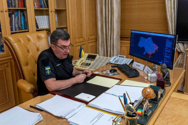 The head of Ukraine's National Security Council, Oleksiy Danilov.