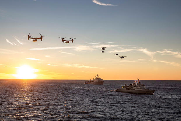 U.S. Navy and U.S. Marine Corps aircraft Baltic Sea