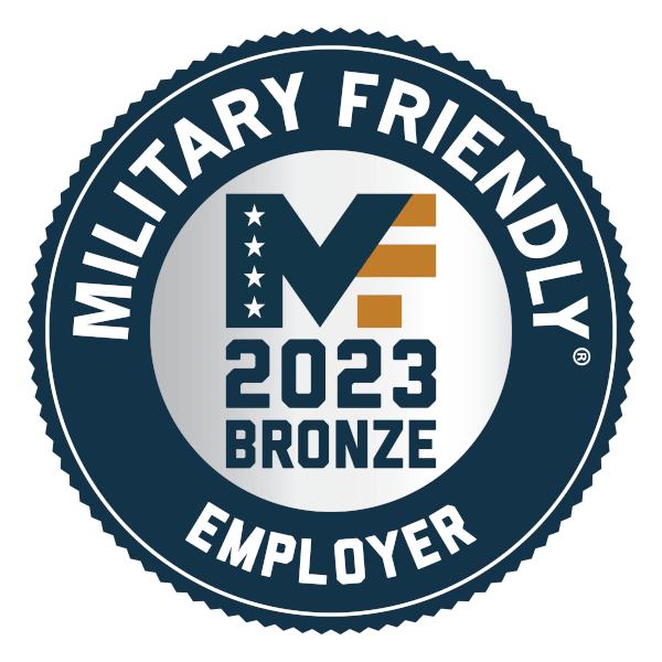Military-Friendly 2023 Bronze Employer