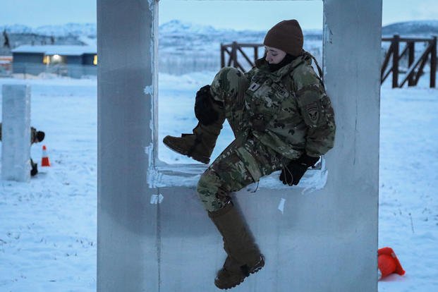 Cold Temperature and Arctic Protection System obstacle course