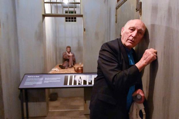 Replica of cells at the Hanoi Hilton camp.