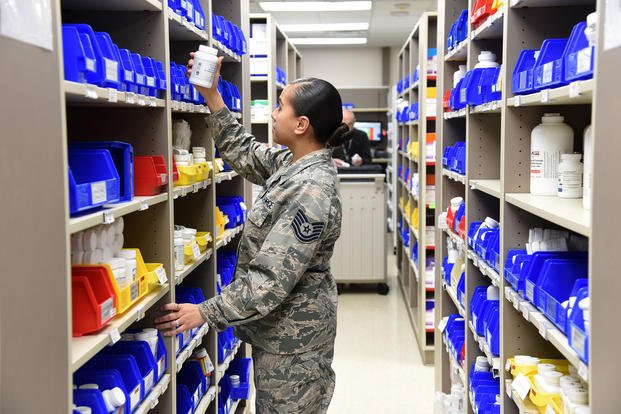 Tech. Sgt. Thesia Westmoreland, non-commissioned officer in charge of pharmacy operations