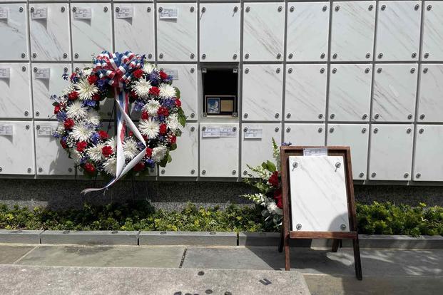 Army Maj. Ian Fishback is interred at Arlington National Cemetery