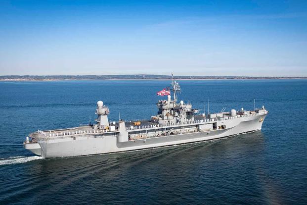 Blue Ridge-class command and control ship USS Mount Whitney