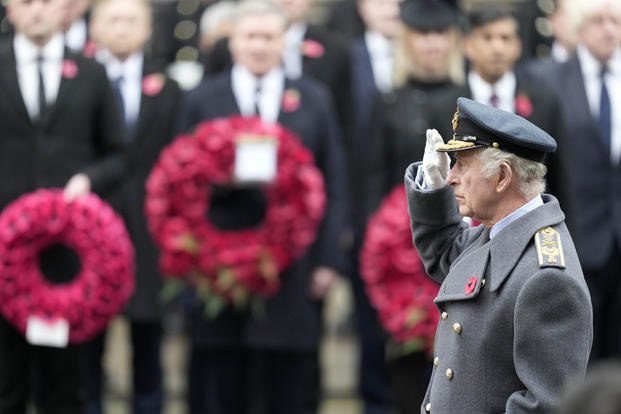 King Charles III Leads a National Memorial Service Honoring Those Who Died Serving the UK