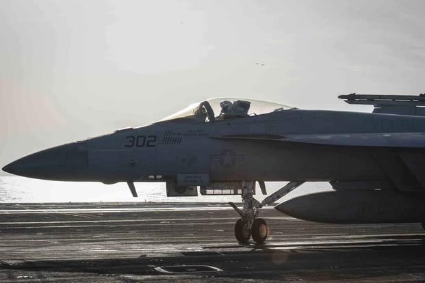 Navy Fighter Jets in the Red Sea Are Sporting Houthi Drone Kill Marks