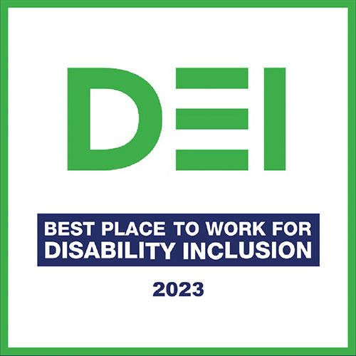DEI Best Place to work for disability inclusion 2023