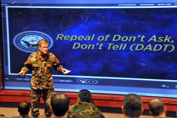 "Don't Ask, Don't Tell" repeal all-hands training