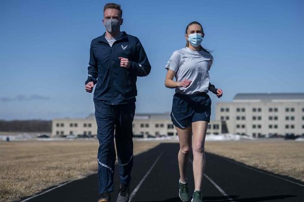 Air Force physical training gear, or PTG, uniform