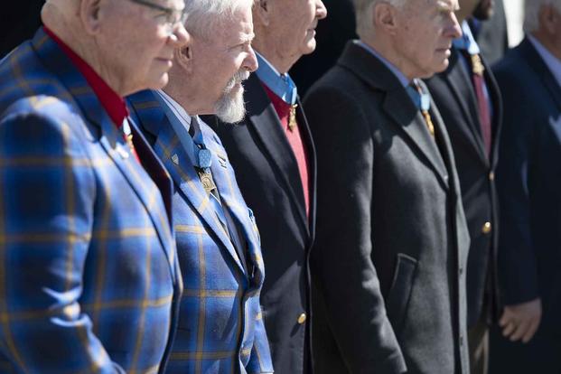 Medal of Honor recipients visit Arlington National Cemetery