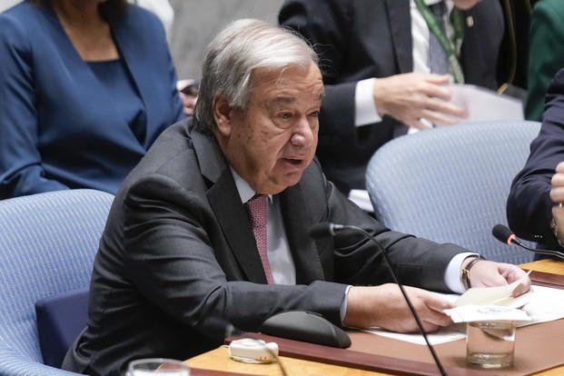 United Nations Secretary-General Antonio Guterres