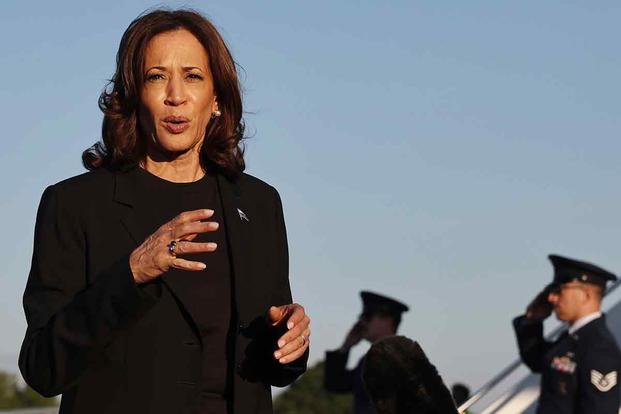 Democratic presidential nominee Vice President Kamala Harris