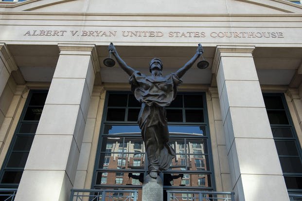 U.S. Courthouse is seen in Alexandria, Va.