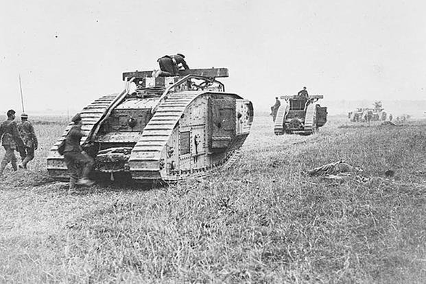 The British military led the way in early tank development. 