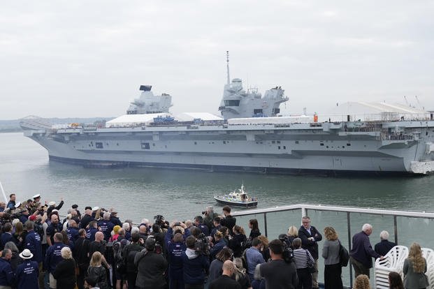 Aircraft carrier HMS Prince of Wales 