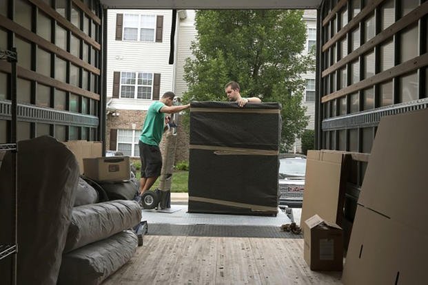 Military family with PCS orders prepares to move