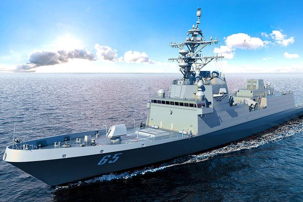 Graphic rendering of the future USS Lafayette