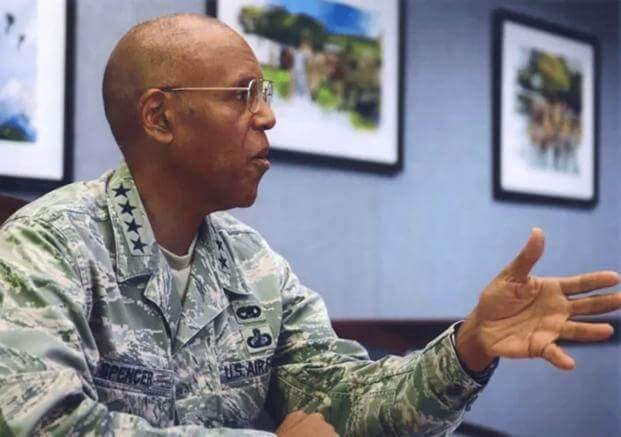 After his start in Fat Boy Flight, Larry Spencer rose in the ranks to eventually become a four-star general. 