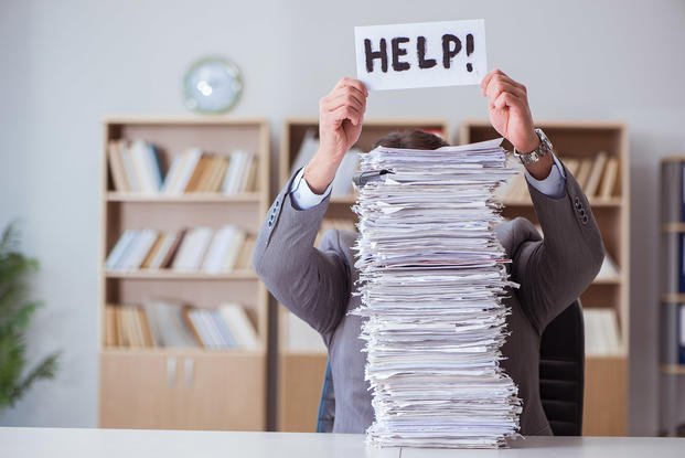 Person asking for help with paperwork