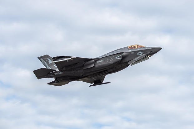 U.S. Marine Corps F-35B Lightning II takes off