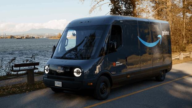 2021 Rivian EDV Amazon truck