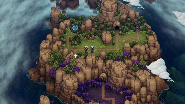 Exploring the map in Sea Of Stars