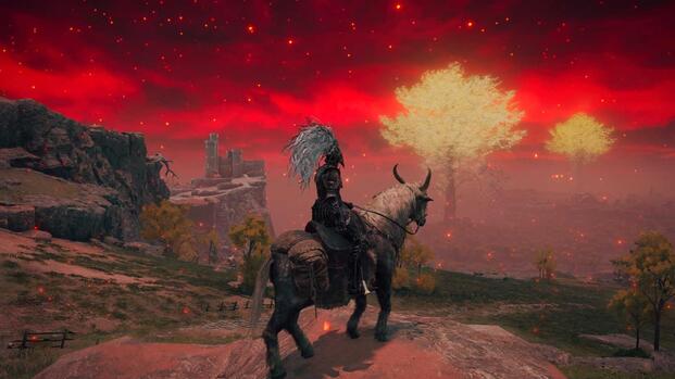 Elden Ring Caelid Red Landscape