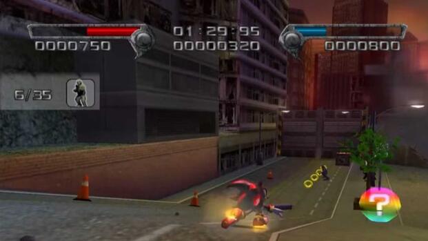 Exploring the city in Shadow The Hedgehog (2005)