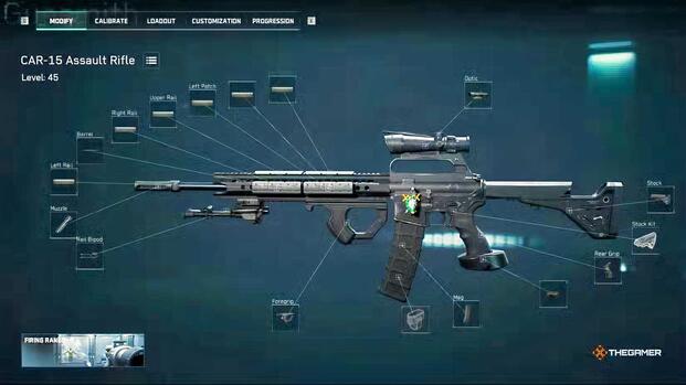 Weapon customization in Delta Force