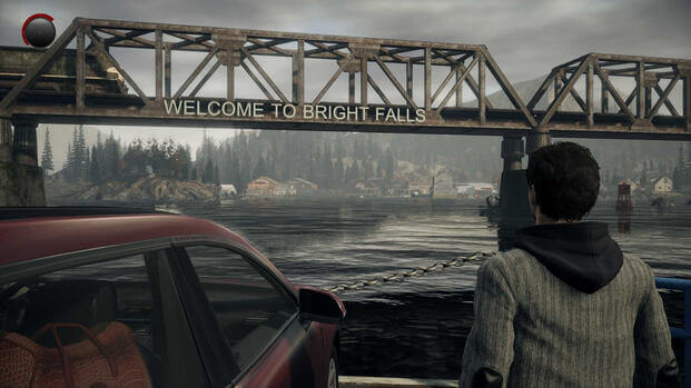 Riding a fairy in Alan Wake (2012)