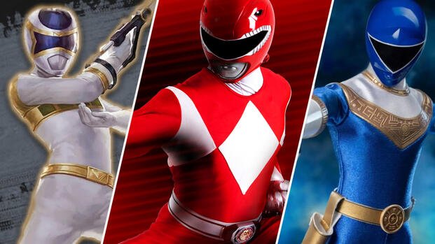 Silver in Space Ranger, Red Power Ranger, Blue Zeo Ranger