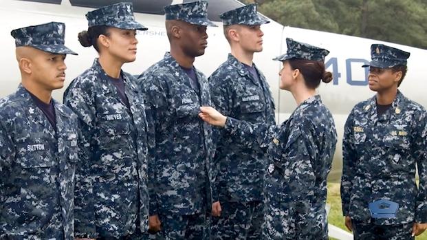 The US Navy To Spend Millions Ditching Its Blue Camo Uniforms