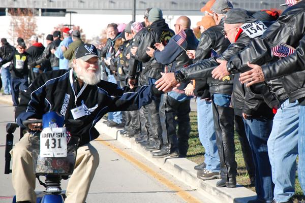 Veteran at DAV event