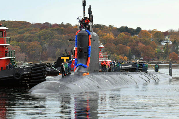 USS New Hampshire Arrives at Shipyard for Maintenance | Military.com