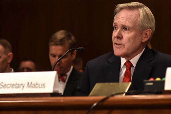 Navy Secretary Ray Mabus testifies before the Senate Appropriations Committee's defense subcommittee on the proposed budget for fiscal year 2016 in Washington, D.C., March 4, 2015. U.S. Navy photo by Chief Sam Shavers