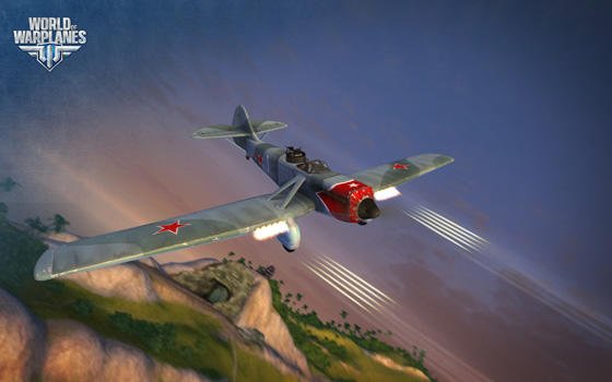 World of Warplanes attack plane.