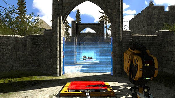 The Talos Principle game - fortress walkway